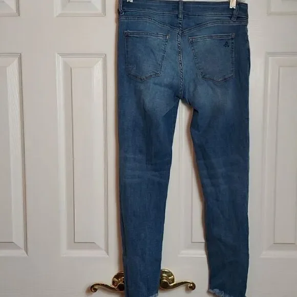 DL1961 Florence Instasculpt New Town Skinny Crop Sz 26 - Picture 5 of 10